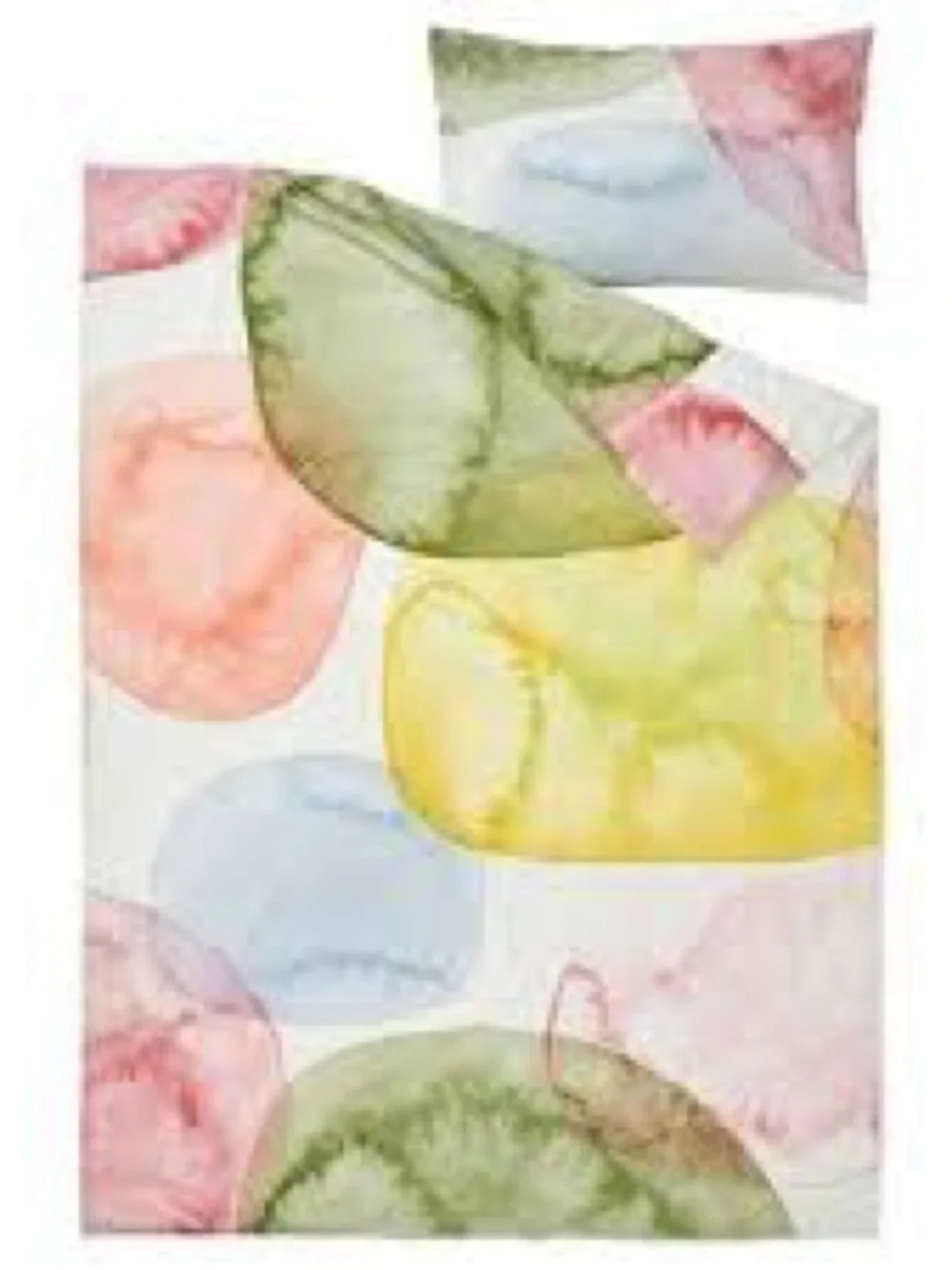 IKEA Watercolor full Olymptistel Duvet Cover with pillowcases